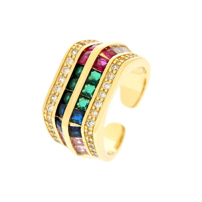 Bohemia Fashion Trendy Multi-Stones Ring