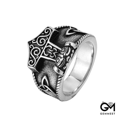 Thor Hammer Mjolnir Ring