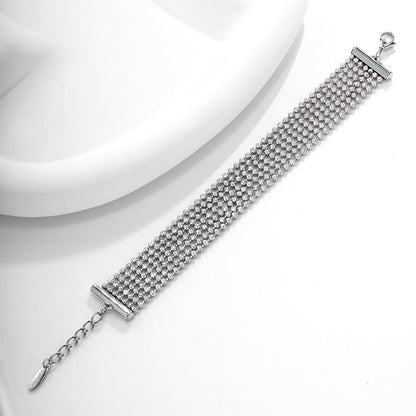 Steel Ball Intricately Connected High-end Bracelet