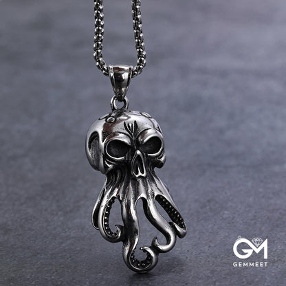 Stainless Steel Pendant in Octopus Shape