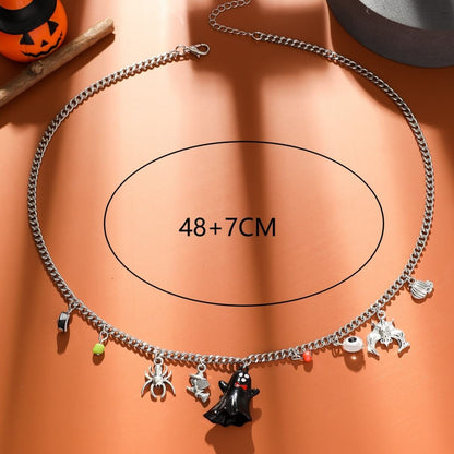 Halloween Party Personality Cool Sweet Skull Bat Fashion Pendant