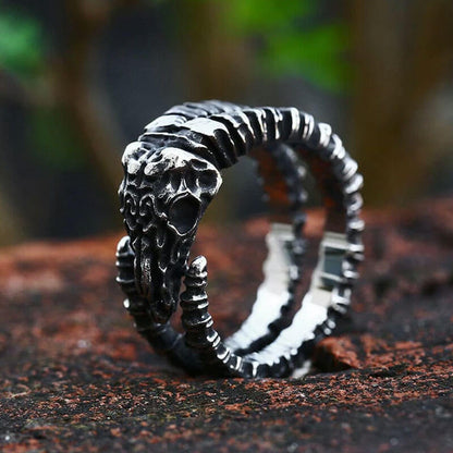 Men's Punk Sheep Skull Ring