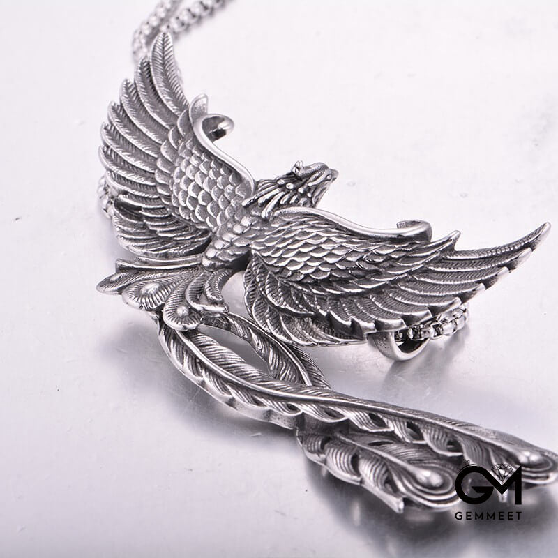 Wings Phoenix Titanium Steel Necklace