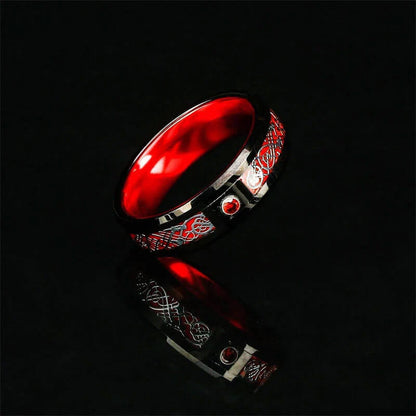 Viking Style Alloy Ring