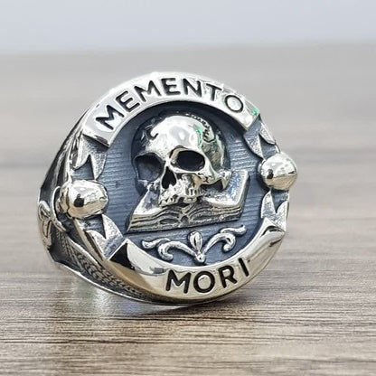 The Memento Mori Signet Ring