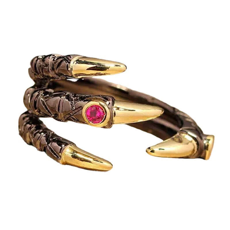 "Spirit Of The Eagle" Creative Men's Eagle Claw Adjustable Ring