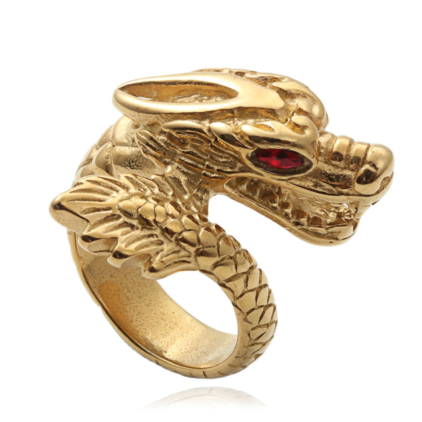 Dragon Head Ring Retro Personality Punk Trendy Man