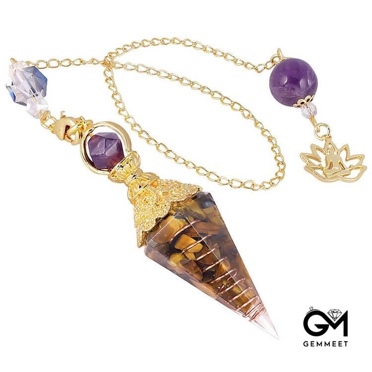 Variety Crystal Stone Pendulum