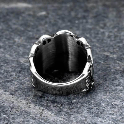 Men's Marine Northern Compass Ring