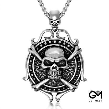 Vintage Skull Alloy Necklace