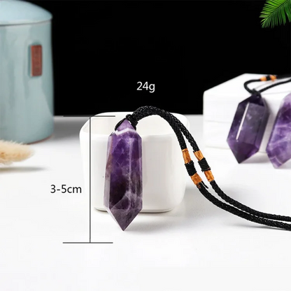 Amethyst Inner Peace And Healing Necklace