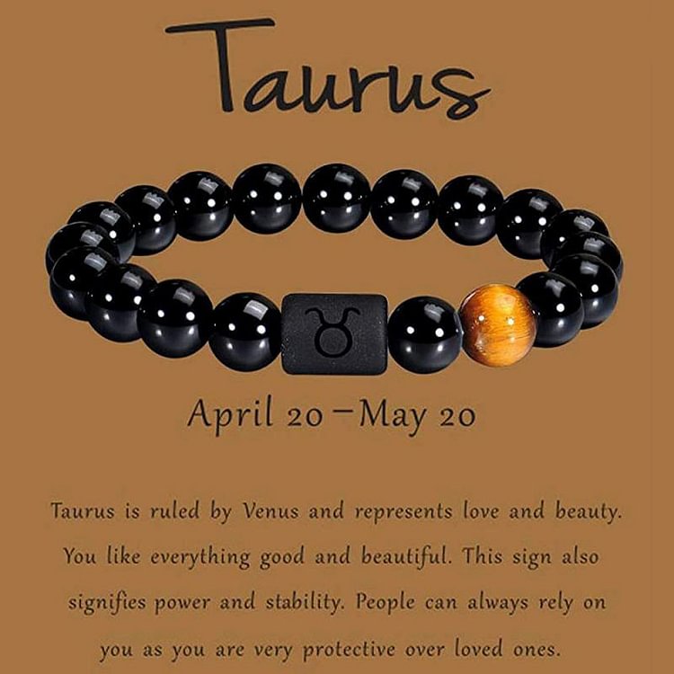 Obsidian Zodiac Lucky Bracelet