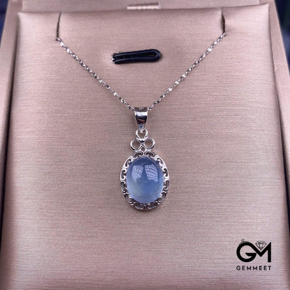 S925 Crystal Simple Pendant