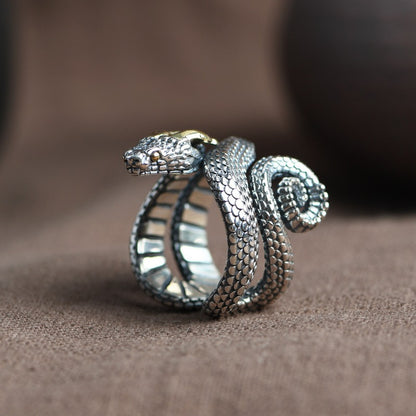 Men's Vintage Viper Ring