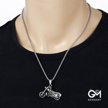 Stainless Steel Motorcycle Punk Necklace