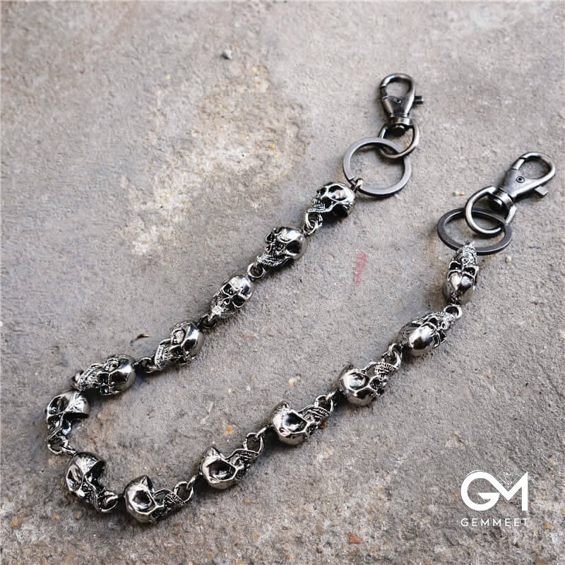 Men's Gothic Skull Head Waist Chain