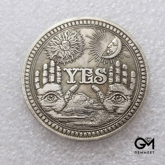 Vintage YES/NO Collectible Coins