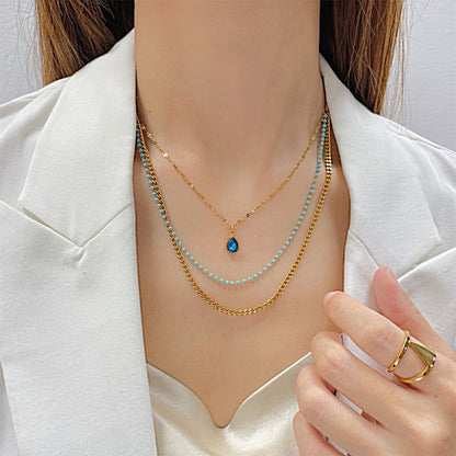 Stylish and Bohemian Style with Multi-layered Necklaces