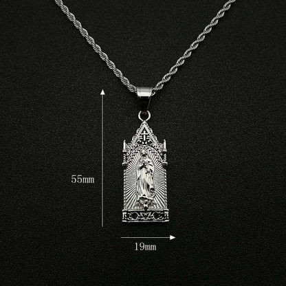 Hip Hop Jewelry Titanium Steel Maria Pendant