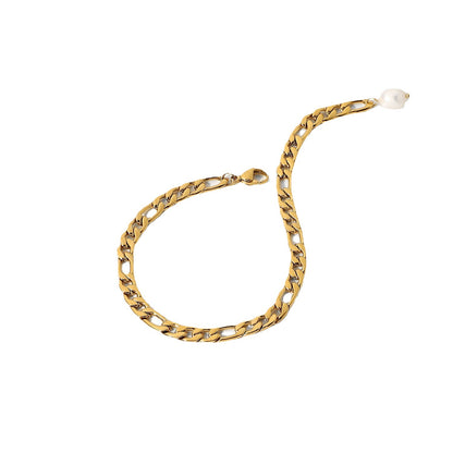 Organic Pearl Cuban Chain