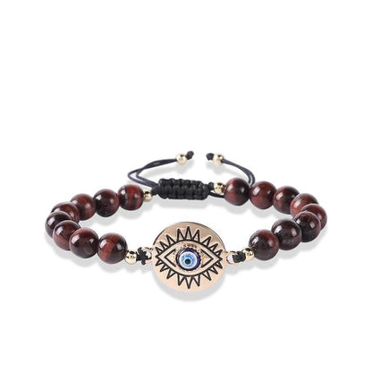 Tiger Eye Evil Eye Protection Bracelet