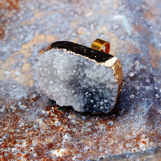 Irregular Natural Cluster Gold Filled Open Ring