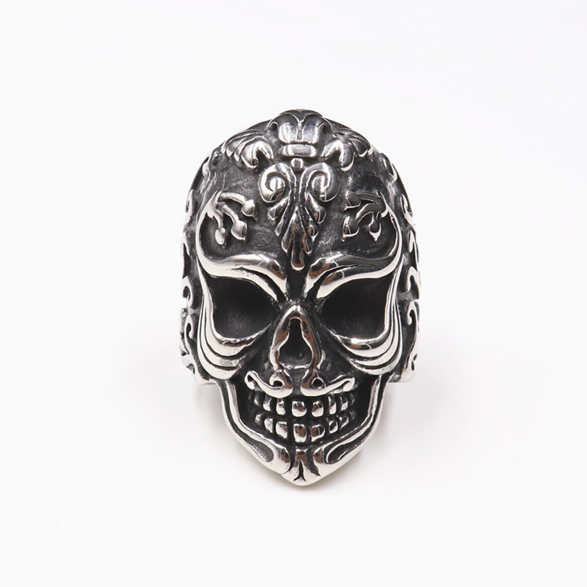 Vintage Stainless Steel Skull Ring