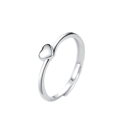 Sterling Silver Love Adjustable Ring