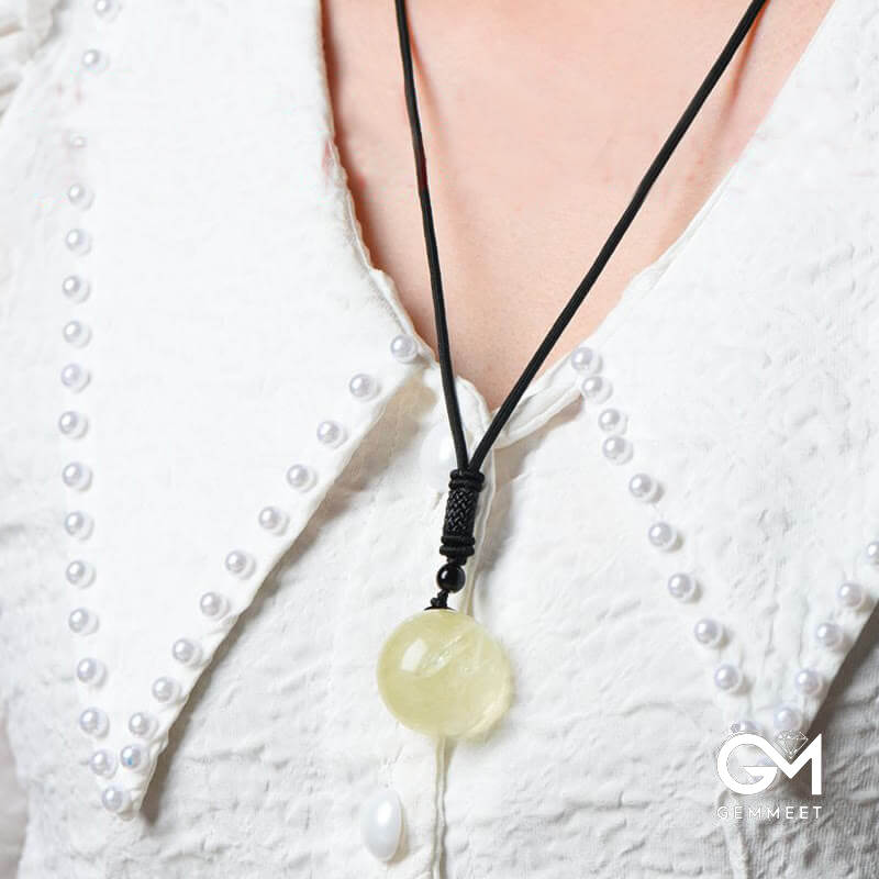 Various Crystal Ball Healing Necklace