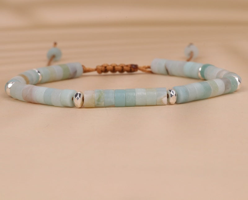 Tianhe Stone Bead Woven Bracelet