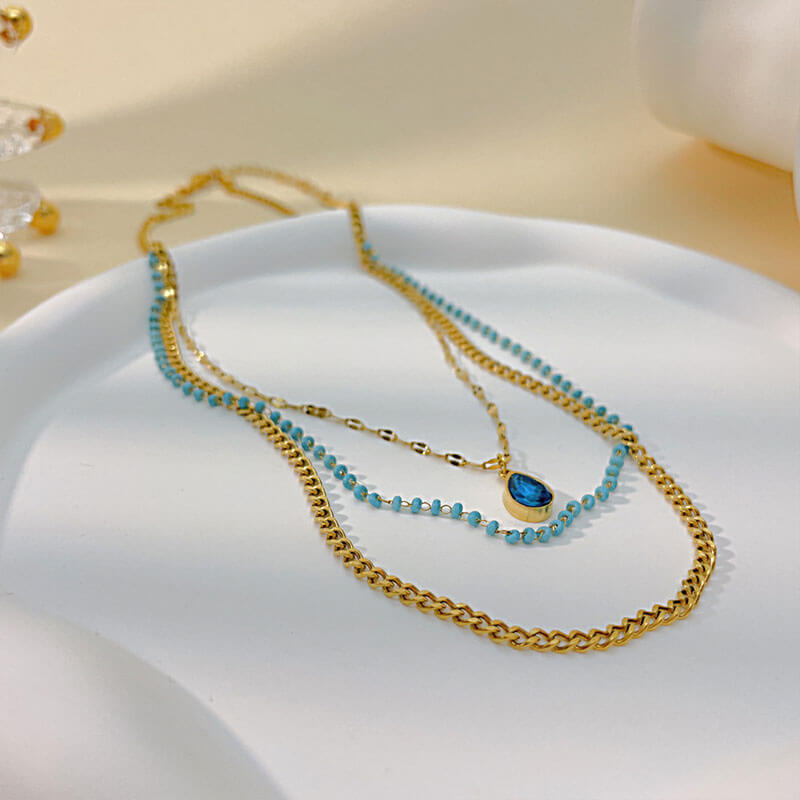 Stylish and Bohemian Style with Multi-layered Necklaces