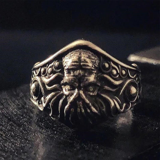 Vintage Octopus Kraken Ring