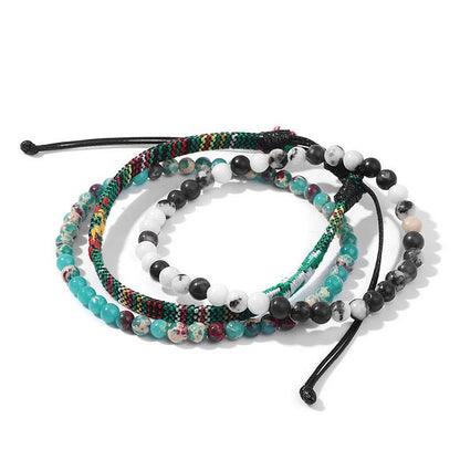 Bohemia Africa Turquoise Crystal Bracelet Set