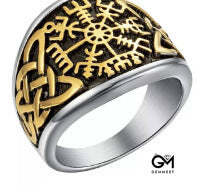 The Mighty Viking Warrior Odin Rune Warrior Ring