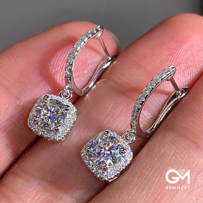 Stylish Iridescent Dangle Zircon Earrings