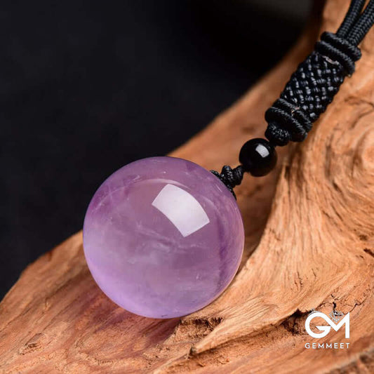 Various Crystal Ball Healing Necklace