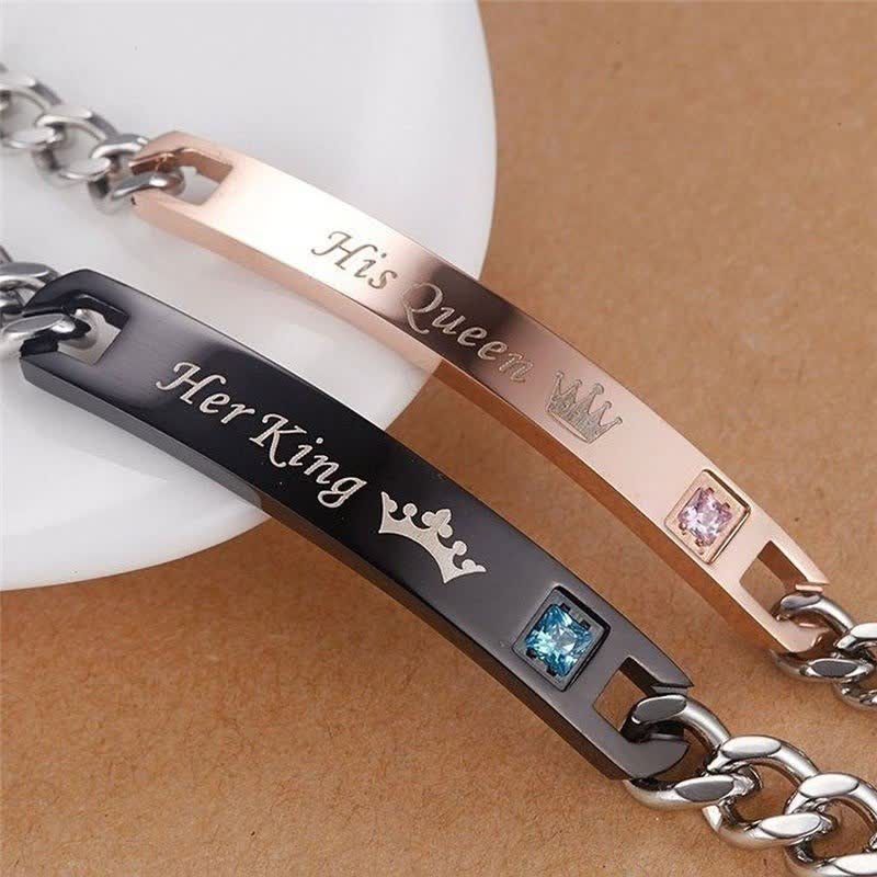 Men's Her King His Queen Bracelet