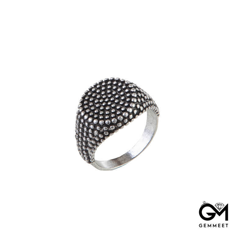 Punk Ring with Round Dots