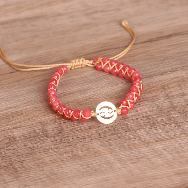 Twelve Constellations Woven Bracelet