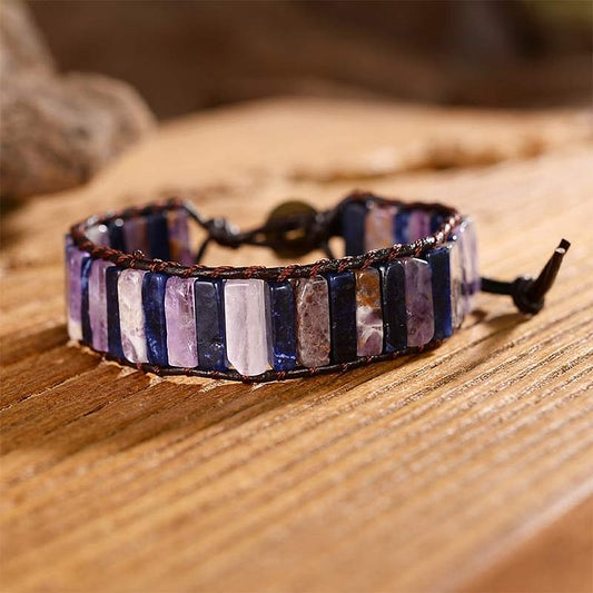 Amethyst Lapis Lazuli Bracelet