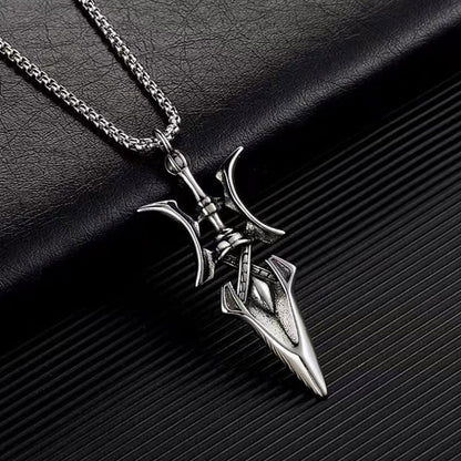 Fang Tian's Painting Halberd, Cold Trend, Cool Niche Design Hip-hop Pendant