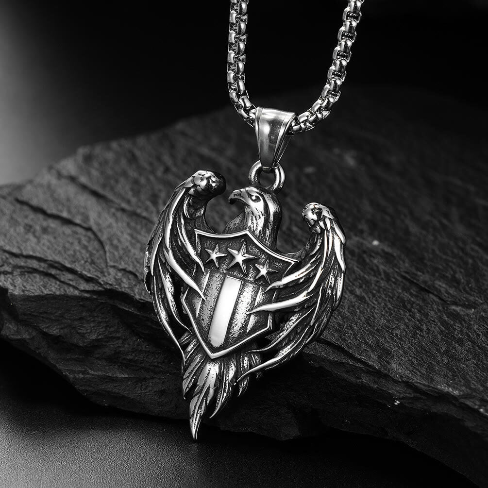 "Army Pride" Men's Retro Army Brand Eagle Necklace