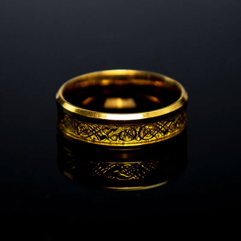 Viking Style Alloy Ring