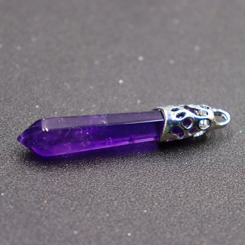 Crystal Bullet Protection Gemstone Necklace