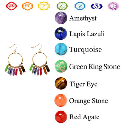 Chakra Healing Protaction Earrings