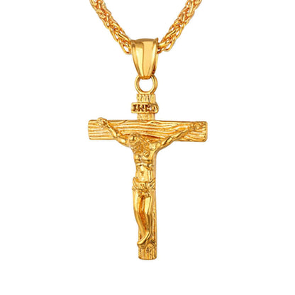 "Life Of Christ" Jesus Cross Necklace