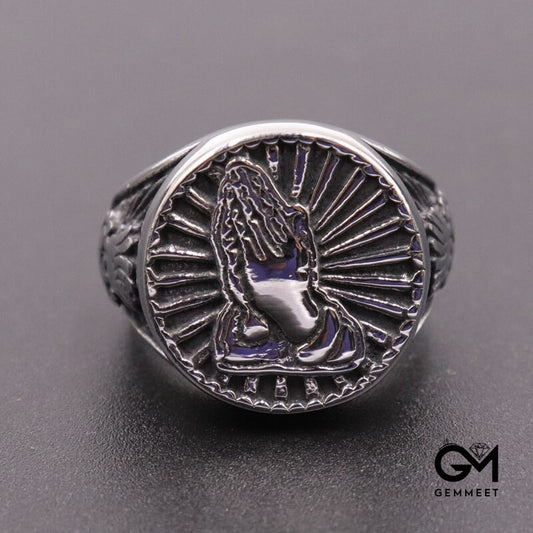 The Virgin Mary's Praying Hand Ring