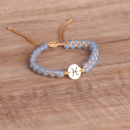 Twelve Constellations Woven Bracelet