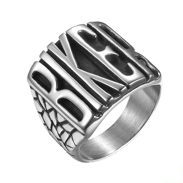 Road Motorcycle Punk Biker Party BIKER Motorcycle Rider Men's Ring