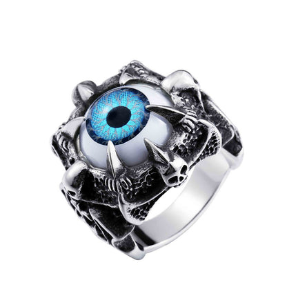 Devil Eye of Death Personality Titanium Steel Ring